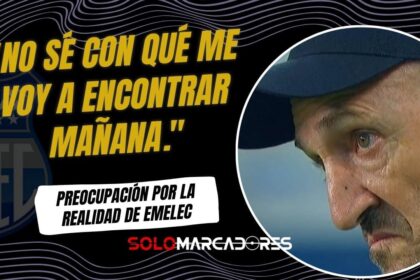 Guillermo Duró expone con preocupación la realidad de Emelec: "Es imposible planificar"