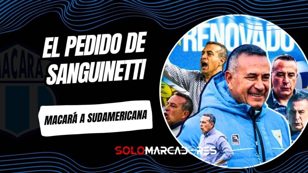 Guillermo Sanguinetti proyecta el Macará 2026: Clasificación y condiciones para renovar