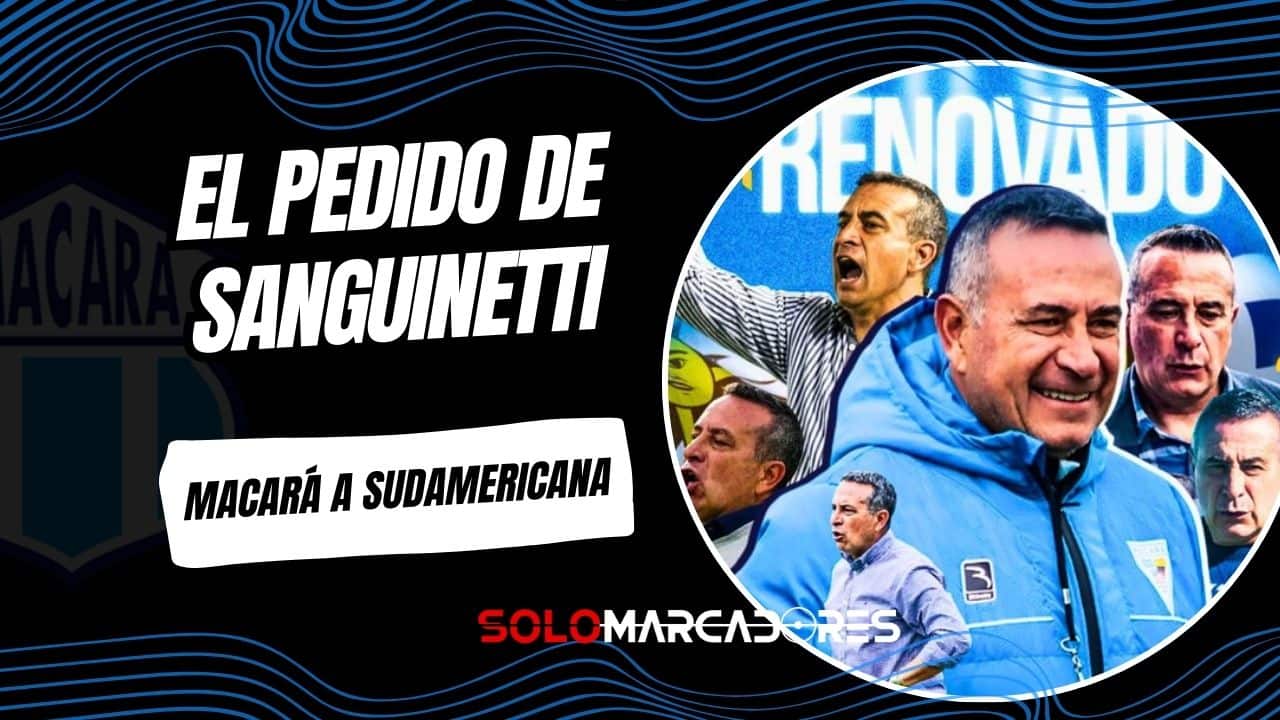 Guillermo Sanguinetti proyecta el Macará 2026: Clasificación y condiciones para renovar