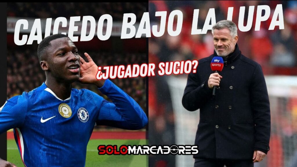 Jamie Carragher señala un defecto en el juego de Moisés Caicedo: "Tiende a verse torpe"