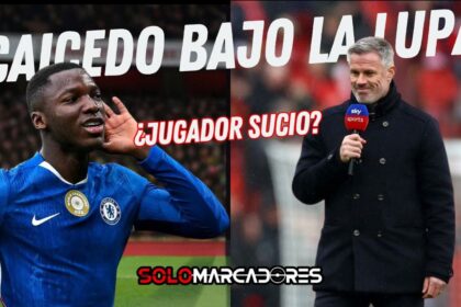 Jamie Carragher señala un defecto en el juego de Moisés Caicedo: "Tiende a verse torpe"