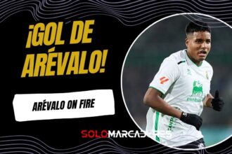 Jeremy Arévalo anotó con el Racing de Santander