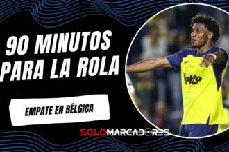 Kevin Rodríguez suma 90 minutos en el empate del Union Saint-Gilloise