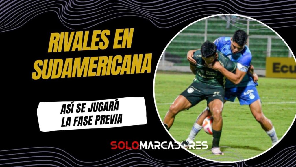 Listos los cruces ecuatorianos para la Fase Preliminar de la Sudamericana 2026