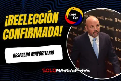 Miguel Ángel Loor fue reelecto como presidente de LigaPro