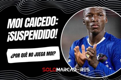 Moisés Caicedo baja en Chelsea vs. Arsenal: Semifinal Carabao Cup