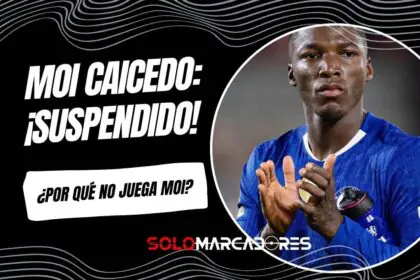 Moisés Caicedo baja en Chelsea vs. Arsenal: Semifinal Carabao Cup