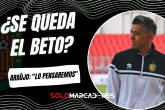 Norberto Araújo reconsidera su salida: "Lo pensaremos con mi cuerpo técnico"