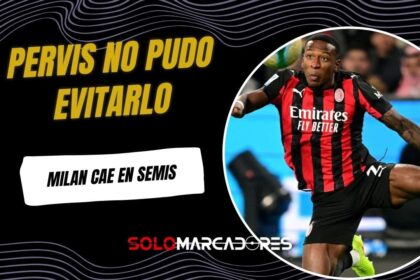 Pervis Estupiñán titular en la eliminación del Milan de la Supercopa de Italia