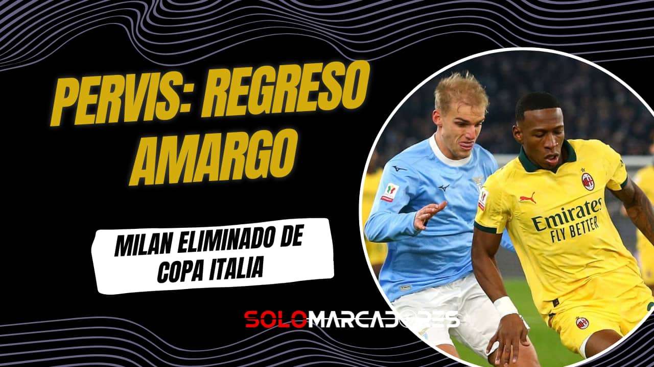 Pervis Estupiñán titular: Milan eliminado de Copa Italia ante Lazio