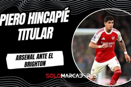 Con Piero Hincapié como titular: Arsenal venció al Brighton 