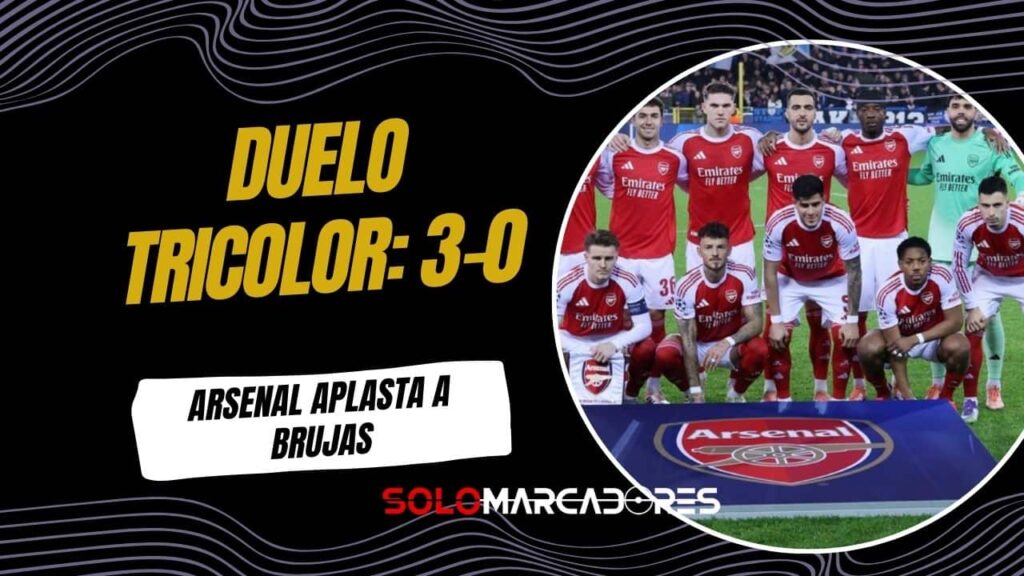 Arsenal golea en Bélgica y Piero Hincapié gana el duelo de ecuatorianos