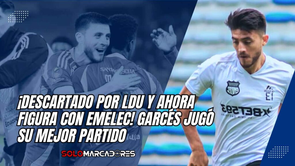 ¿Y si a Ecuador le toca Francia? La desafiante respuesta de Beccacece que sorprendió al fútbol ecuatoriano 1 Roberto Garcés brilló con Emelec