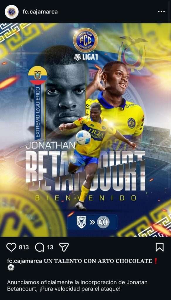 Mercado de Pases: Jonathan Betancourt y Kevin Becerra fichan por clubes de Perú