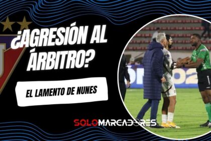 Tiago Nunes da la cara tras perder la Copa Ecuador: Disculpas y polémica arbitral