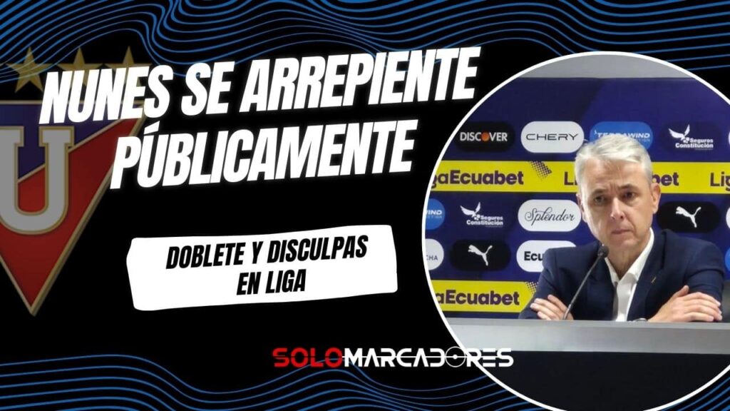 Tiago Nunes se disculpa públicamente y confirma clasificación de LDU a Libertadores
