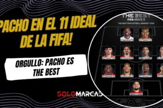 Willian Pacho elegido en el 11 Ideal de los premios The Best