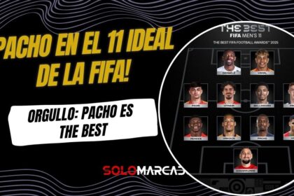 Willian Pacho elegido en el 11 Ideal de los premios The Best