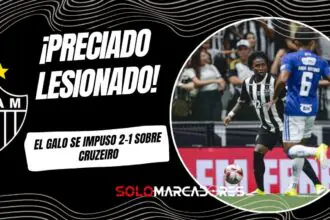 Atlético Mineiro vence a Cruzeiro: Ángelo Preciado sale lesionado y enciende alarmas en La Tri