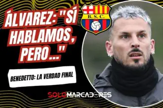 Barcelona SC 2026: David Álvarez confirma conversación con Darío Benedetto y revela la postura del jugador