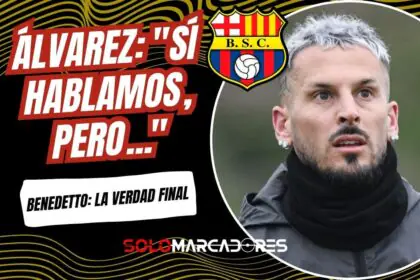 Barcelona SC 2026: David Álvarez confirma conversación con Darío Benedetto y revela la postura del jugador