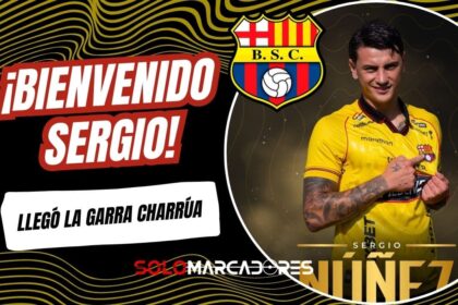 Oficial: Barcelona SC blinda su ataque con Sergio Núñez, el séptimo refuerzo charrúa