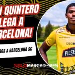 Brian Quintero nuevo refuerzo de Barcelona SC para la temporada 2026