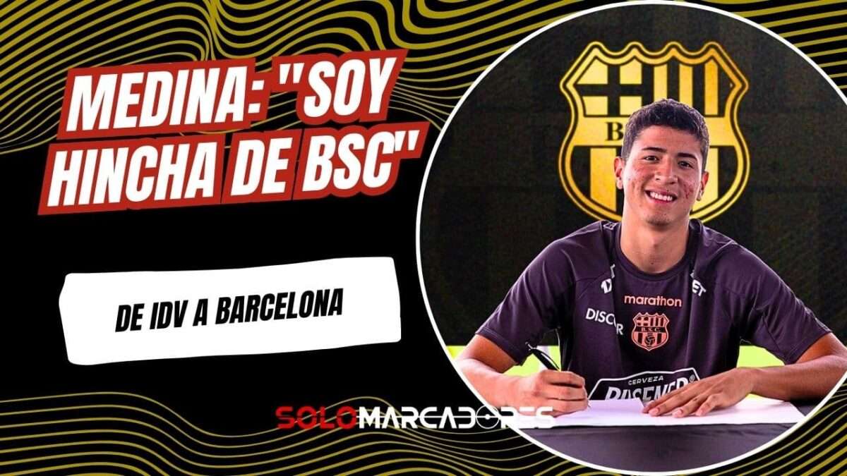 Carlos Medina explica su salida de IDV a Barcelona SC: "Necesitaba un reto"