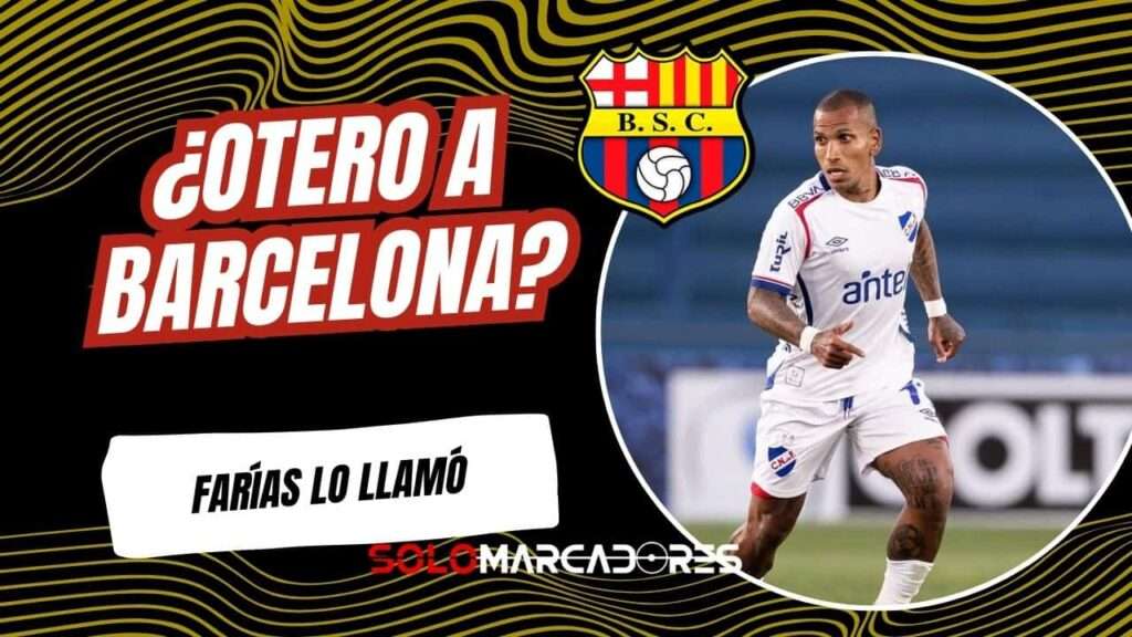 César Farías solicita a Rómulo Otero como refuerzo estelar para Barcelona SC