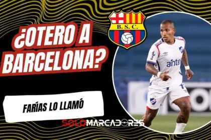César Farías solicita a Rómulo Otero como refuerzo estelar para Barcelona SC