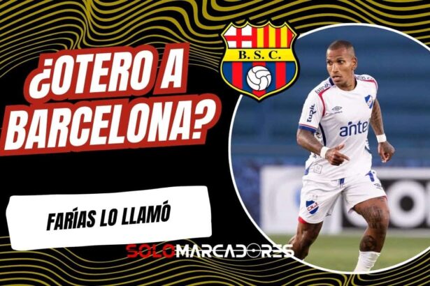 César Farías solicita a Rómulo Otero como refuerzo estelar para Barcelona SC