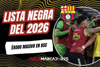 Crisis en Barcelona SC: La lista de 15 jugadores que saldrían en 2026