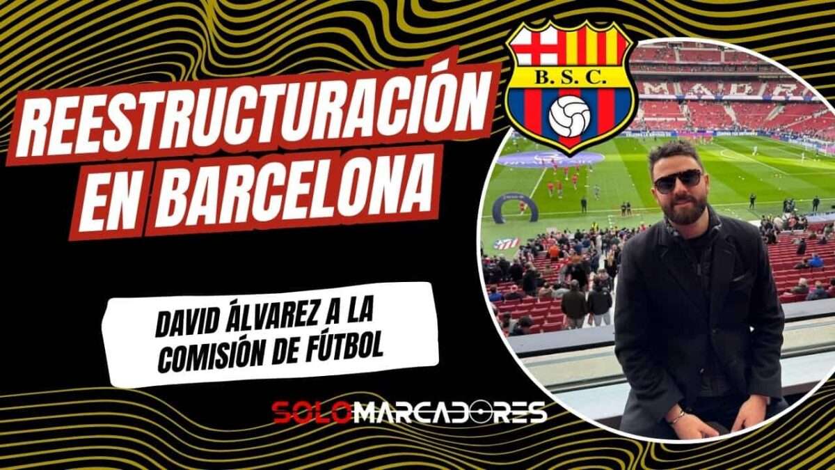Barcelona SC: David Álvarez es el nuevo Presidente de la Comisión de Fútbol