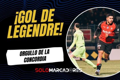 Bautismo de gol para el tricolor: Elías Legendre anota y clasifica al Rennes en la Copa de Francia