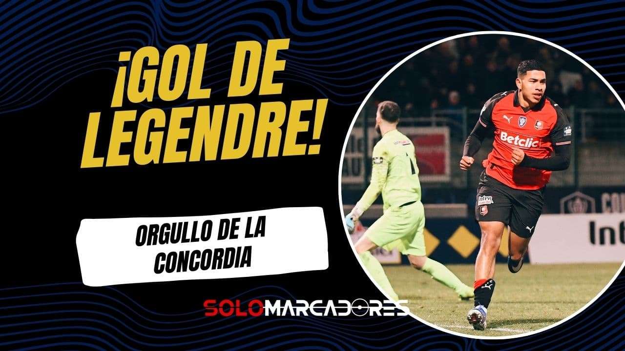 Bautismo de gol para el tricolor: Elías Legendre anota y clasifica al Rennes en la Copa de Francia