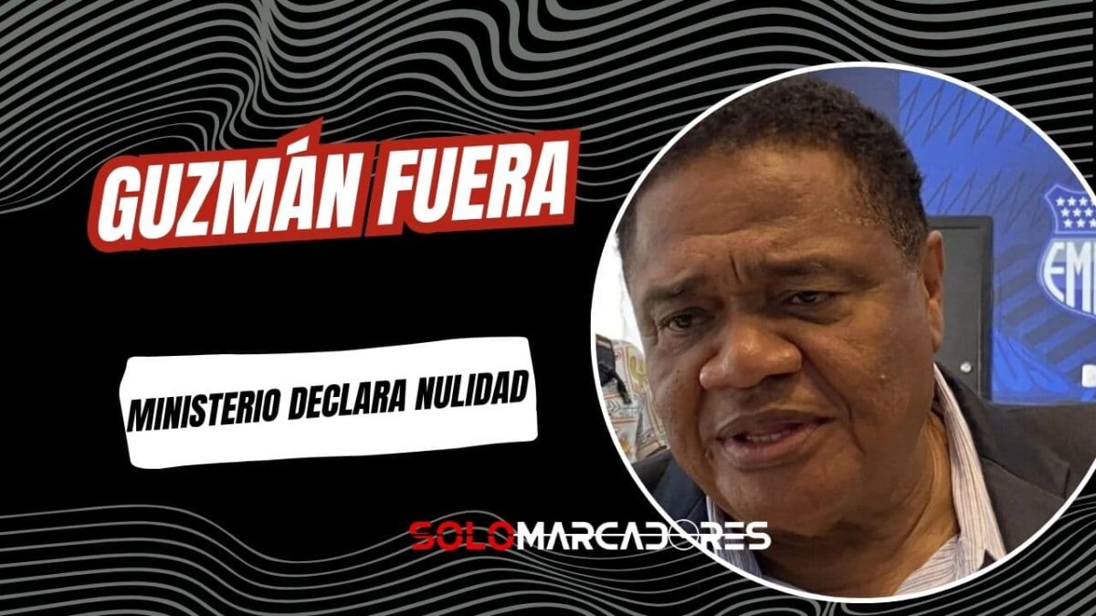 Ministerio del Deporte declara nulidad en Emelec: Se confirma interventor y nuevas elecciones