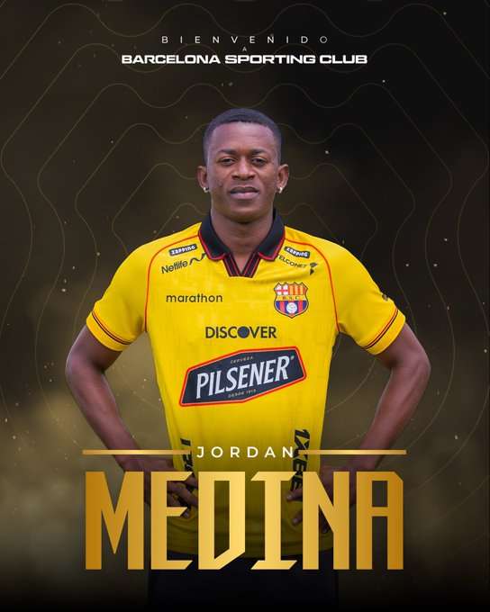Jordan Medina, nuevo refuerzo de Barcelona SC para 2026
