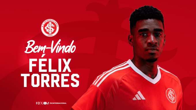 Félix Torres es nuevo jugador del Inter de Porto Alegre para el 2026 