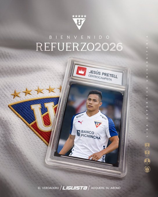 Jesús Pretell: El nuevo "soldado" peruano que refuerza el mediocampo de LDU para 2026