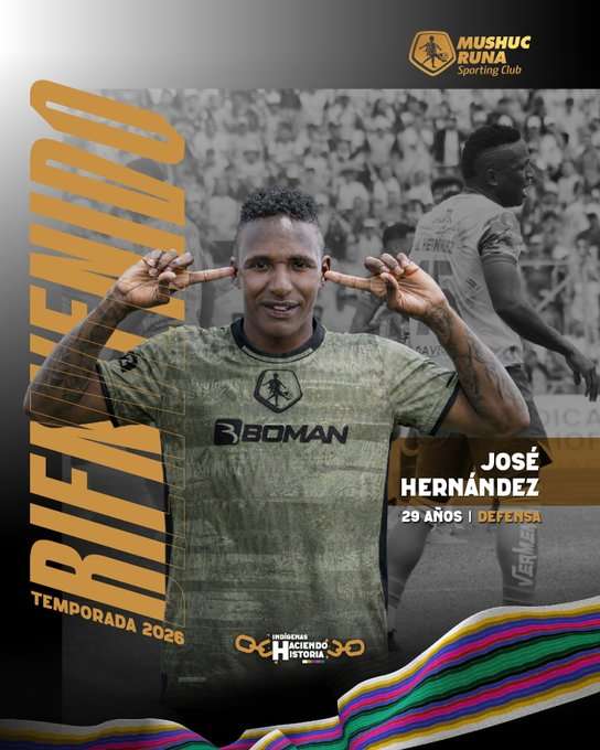 Fichajes Mushuc Runa: Los 3 nuevos fichajes de Luis Alfonso Chango para la LigaPro