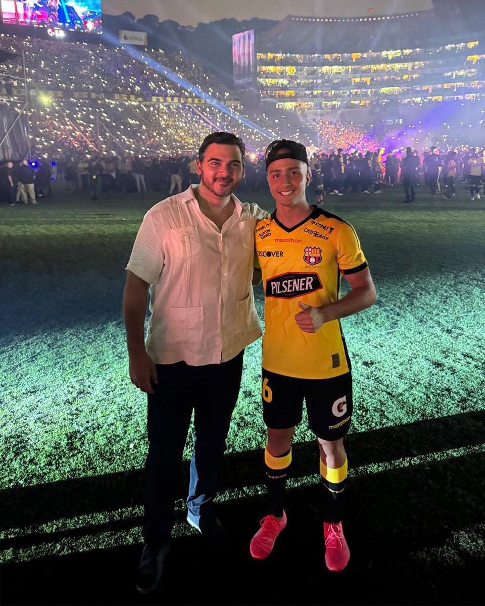 Andrés Viteri, juvenil de Barcelona.