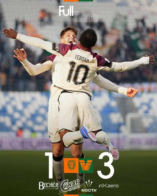 John Yeboah no frena y volvió a convertir en la Serie B de Italia