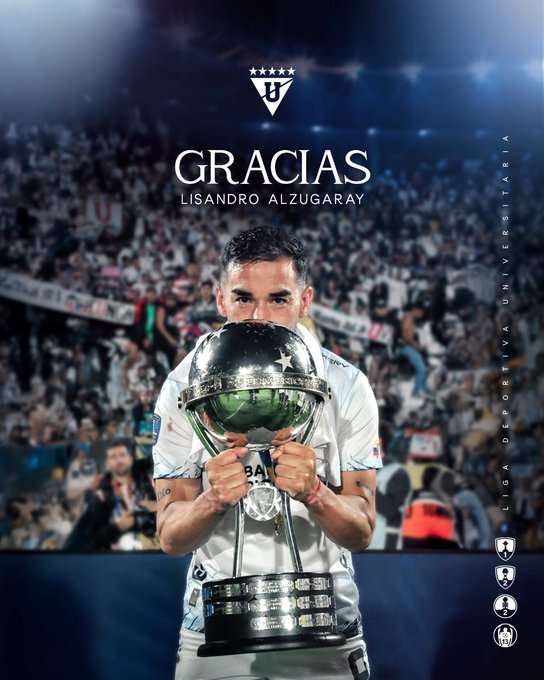 Lisandro Alzugaray se despide de Liga de Quito: Fichaje por Universitario y emotiva salida 23 Lisandro Alzugaray se despide de Liga de Quito: Fichaje por Universitario y emotiva salida