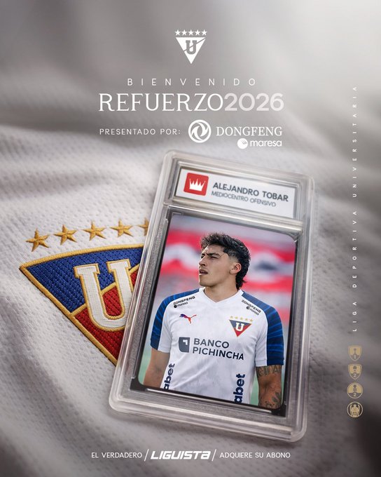 Alejandro Tobar es nuevo refuerzo de Liga de Quito