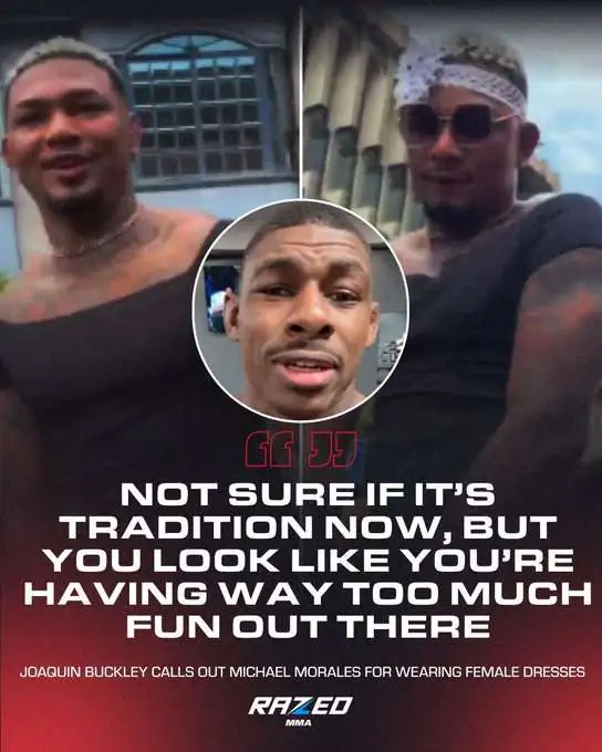 Joaquin Buckley ataca a Michael Morales por vestirse de viuda