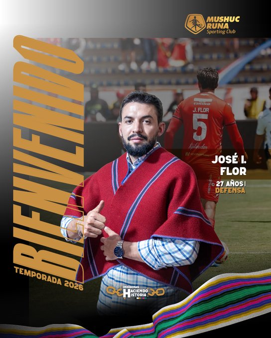 Mushuc Runa blinda su defensa para 2026: Llegan Brian Negro y dos ex El Nacional