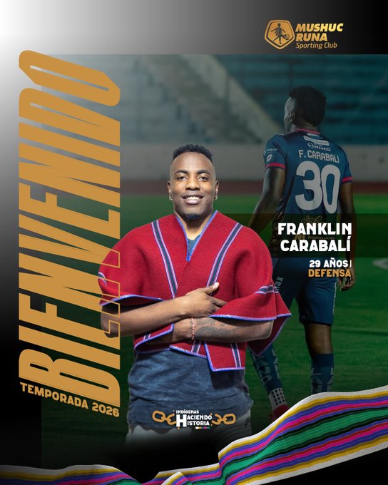 Mushuc Runa blinda su defensa para 2026: Llegan Brian Negro y dos ex El Nacional