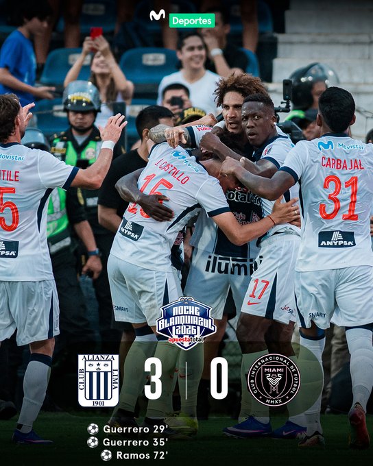 Inter Miami sufre dura goleada ante Alianza Lima antes de su llegada a Guayaquil