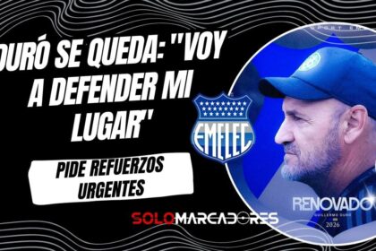 Guillermo Duró renueva como entrenador de Emelec para la temporada 2026