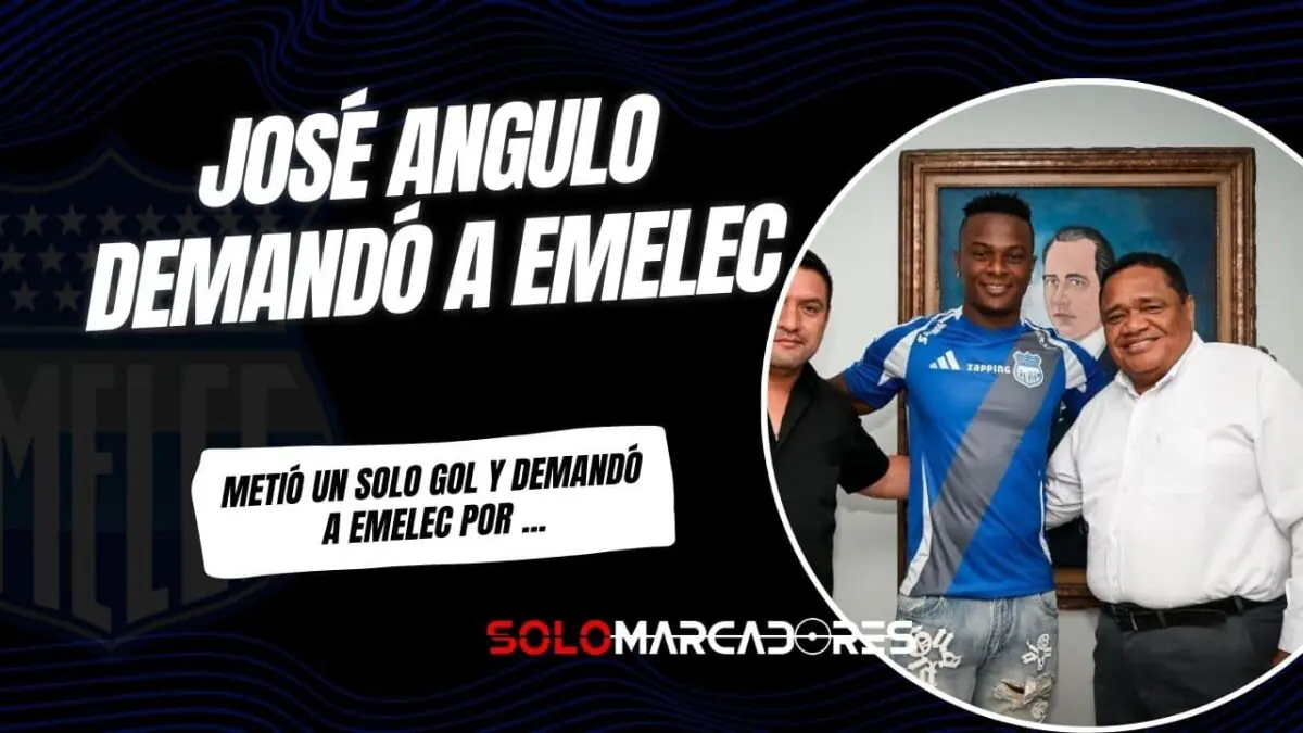 Intervención en Emelec inicia con demanda: José Angulo demandó a Emelec